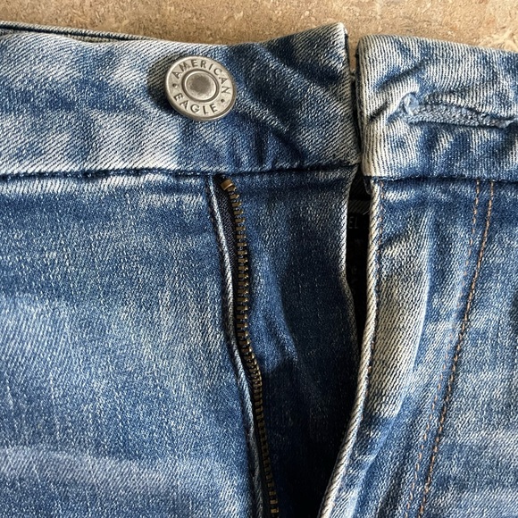 AE Ne(x)t Level High-Waisted Denim Shorts - Picture 3 of 11